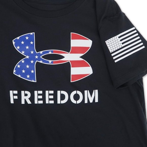 Under Armour Freedom Short Sleeve Tee (Black) - Picture 2 of 7